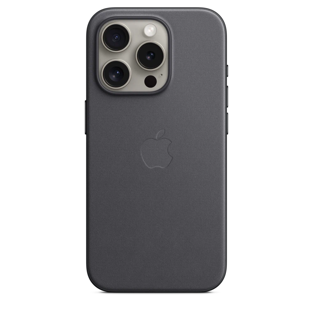 iPhone 15 Pro FineWoven Case with MagSafe — Black
