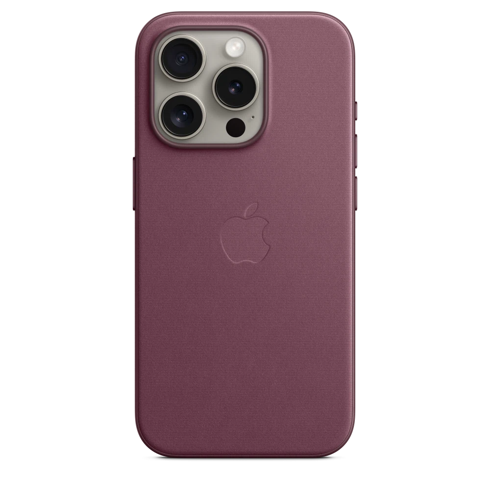 iPhone 15 Pro FineWoven Case with MagSafe — Mulberry