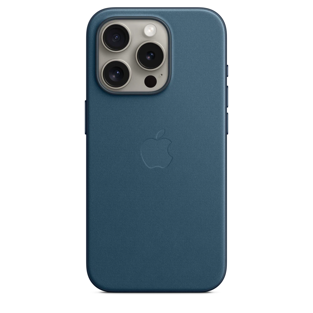 iPhone 15 Pro FineWoven Case with MagSafe — Pacific Blue