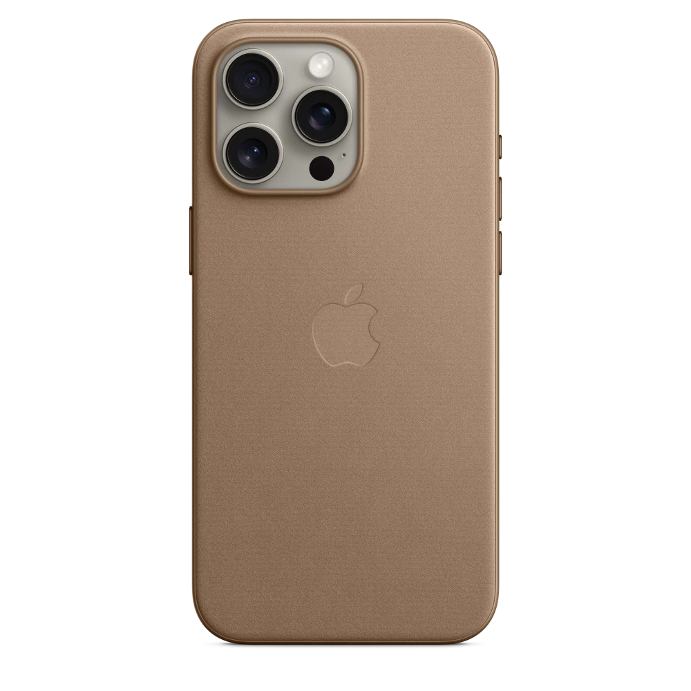 iPhone 15 Pro Max FineWoven Case with MagSafe — Taupe