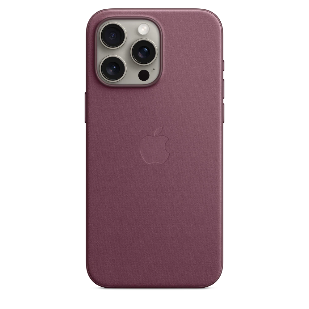 iPhone 15 Pro Max FineWoven Case with MagSafe — Mulberry