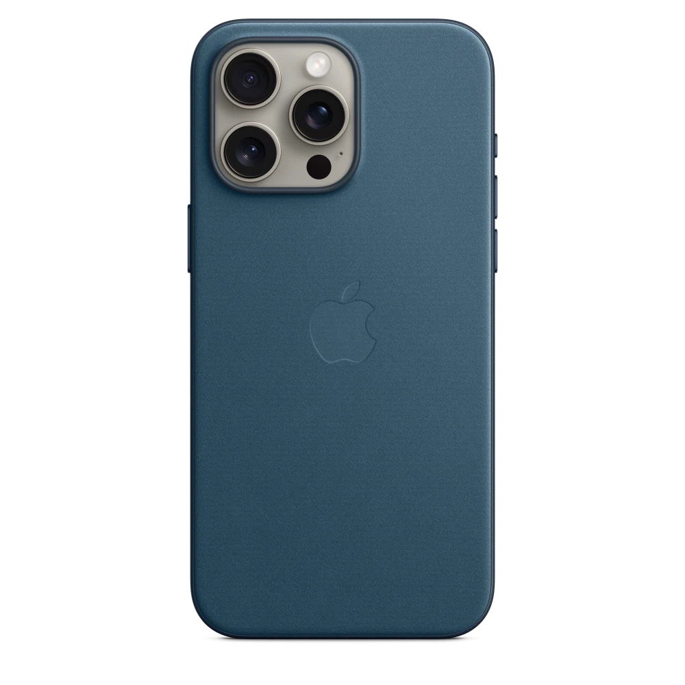iPhone 15 Pro Max FineWoven Case with MagSafe — Pacific Blue