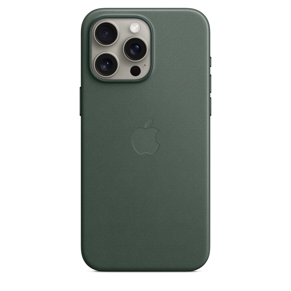 iPhone 15 Pro Max FineWoven Case with MagSafe — Evergreen