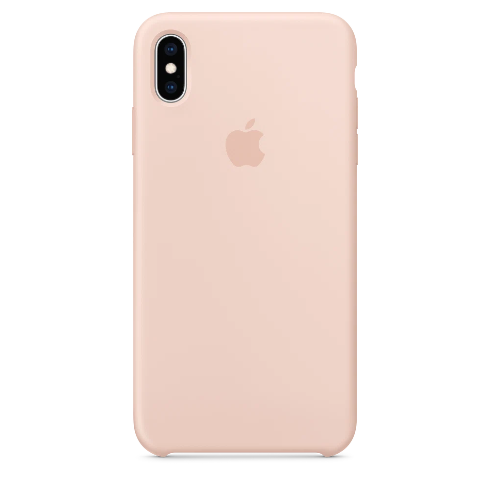 iPhone XS Max Silicone Case — Pink Sand