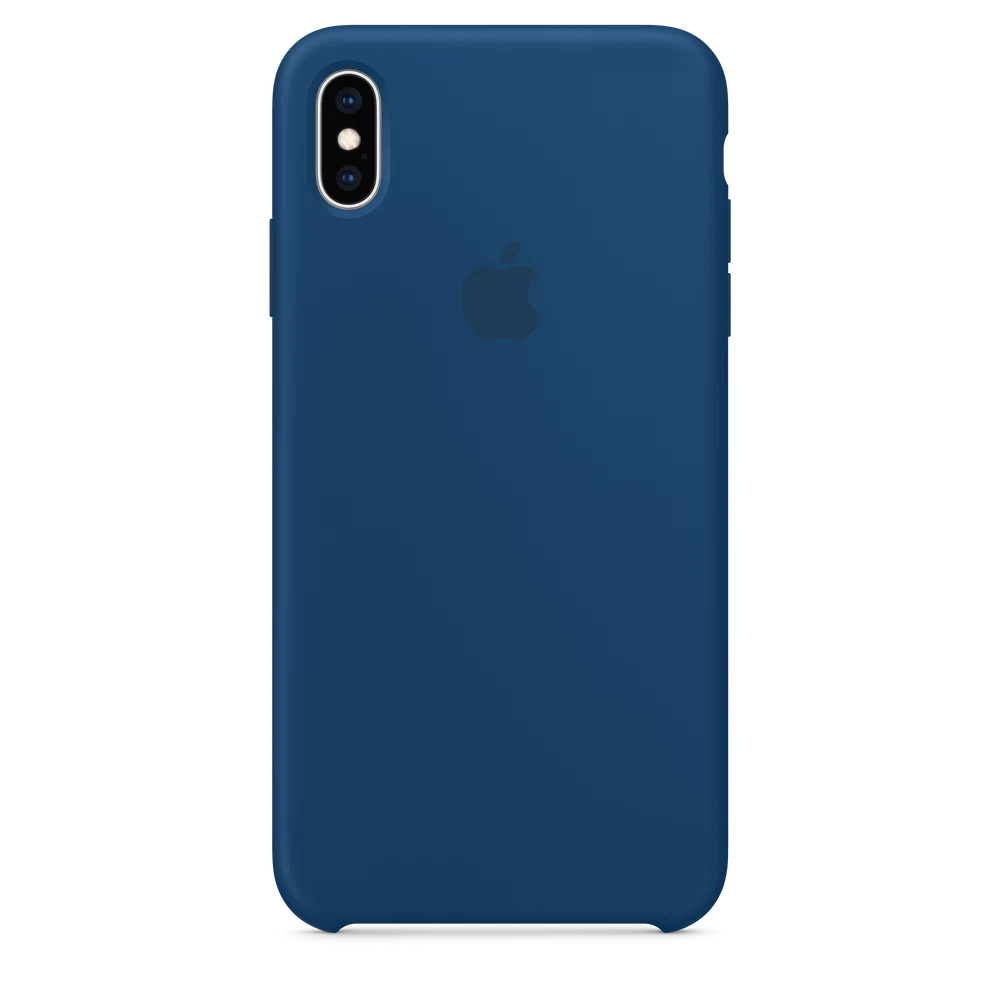 iPhone XS Max Silicone Case — Blue Horizon