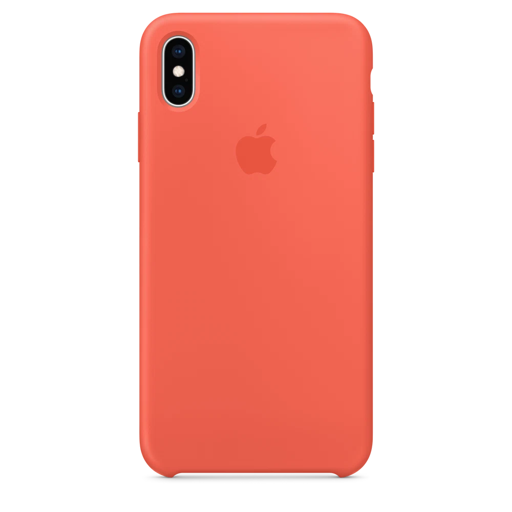 iPhone XS Max Silicone Case — Nectarine