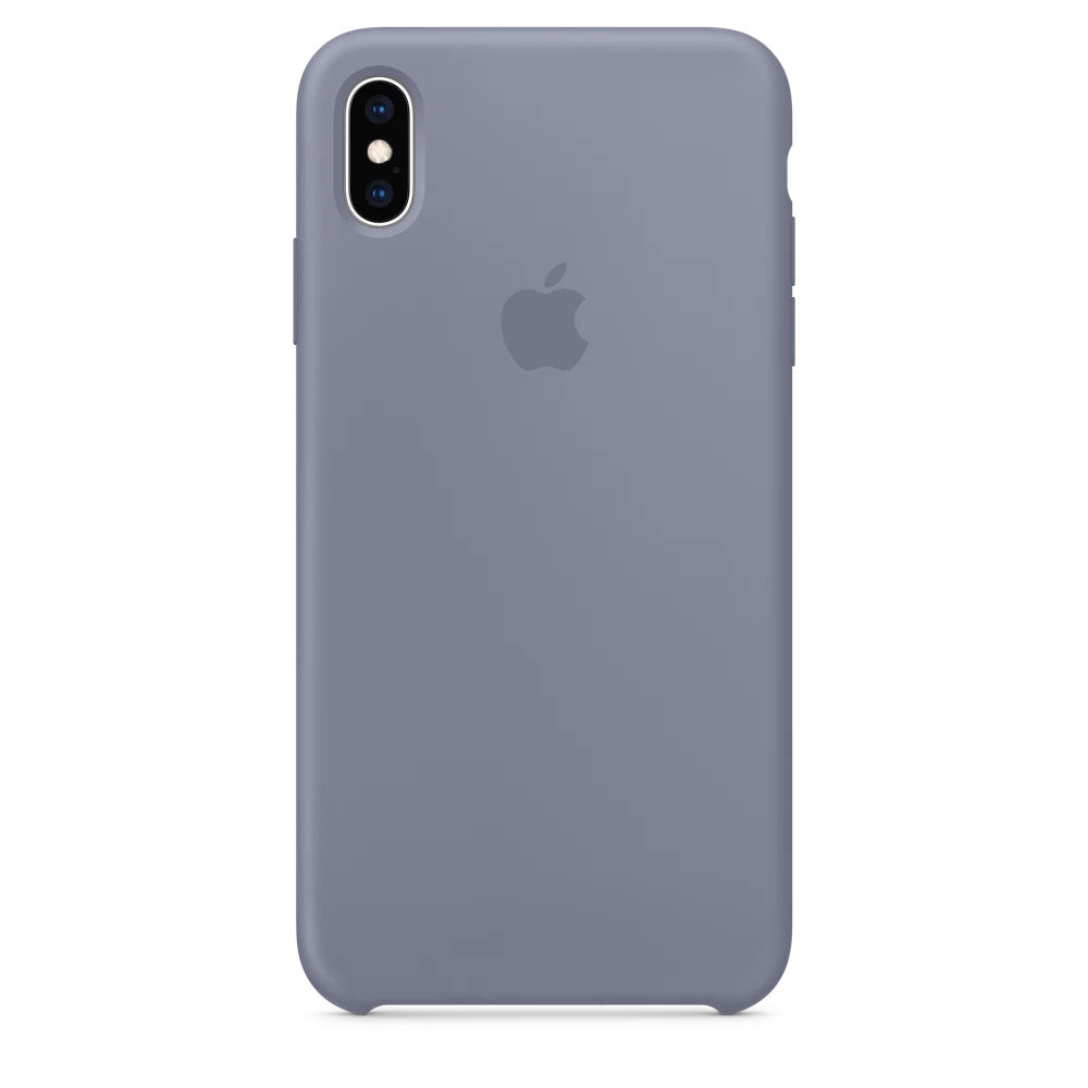 iPhone XS Max Silicone Case — Lavender Gray