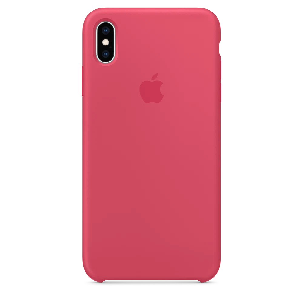 iPhone XS Max Silicone Case — Hibiscus