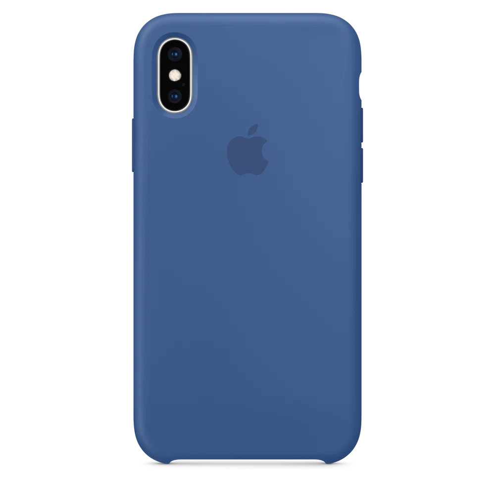 iPhone XS Silicone Case — Delft Blue