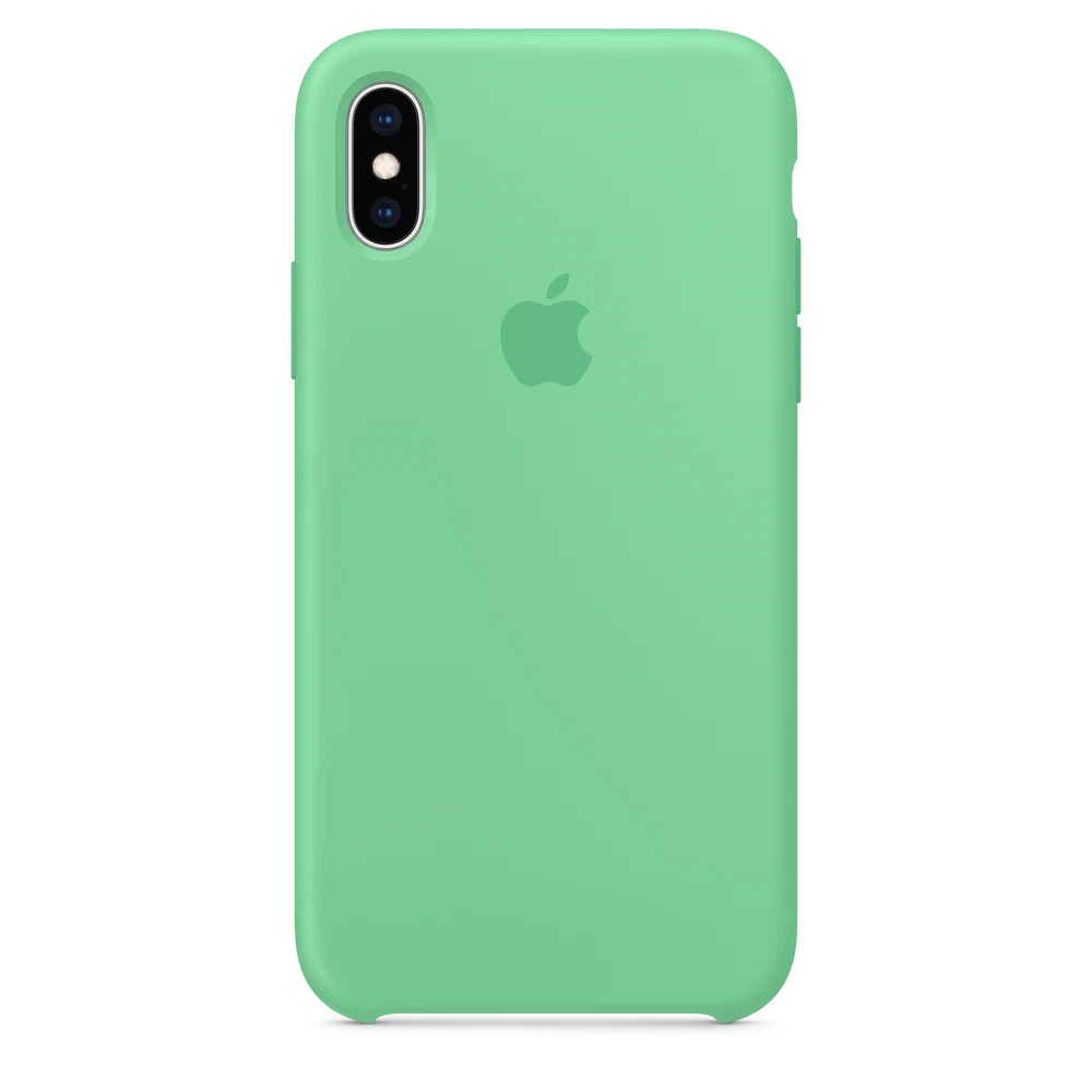 iPhone XS Silicone Case — Spearmint