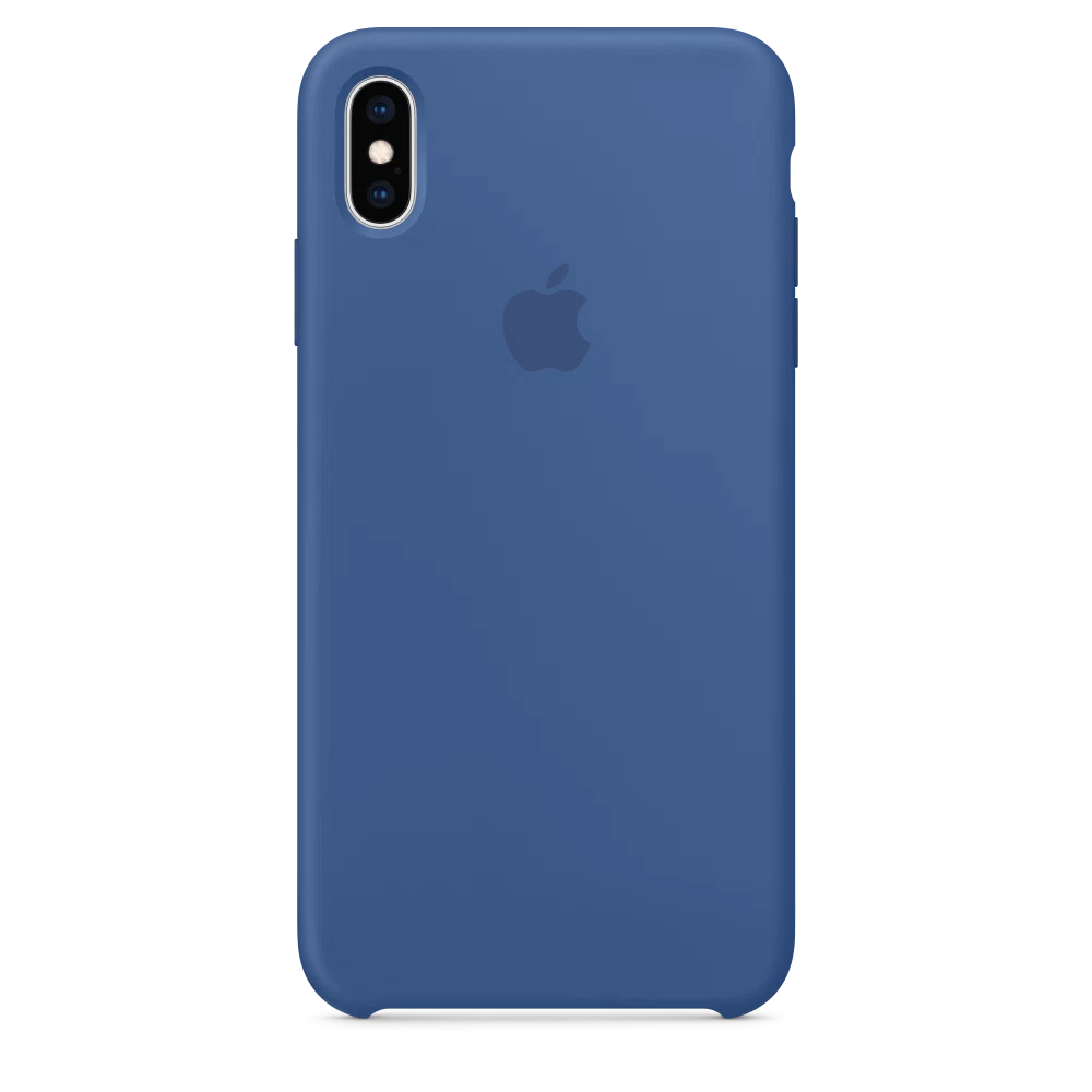iPhone XS Max Silicone Case — Delft Blue