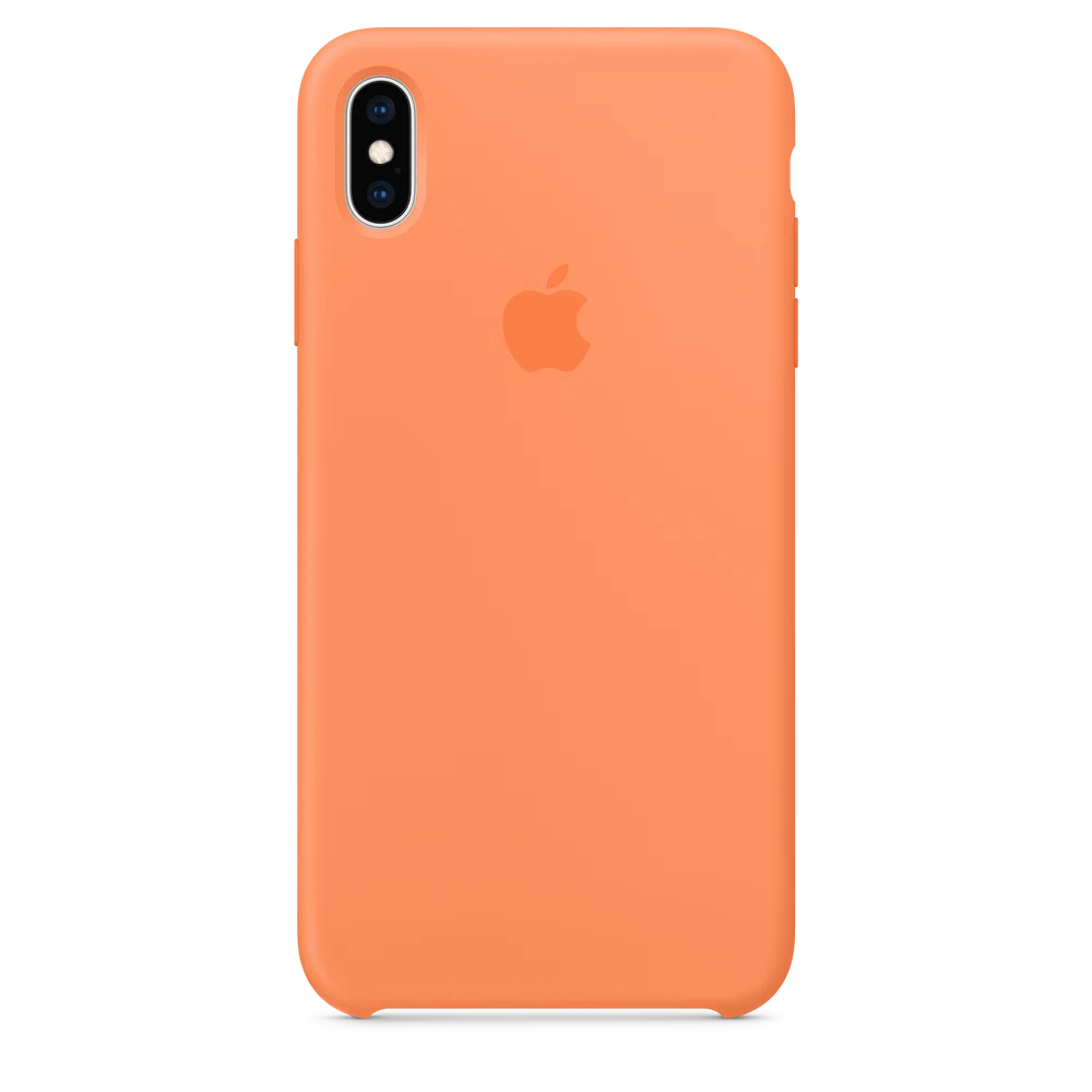 iPhone XS Max Silicone Case — Papaya