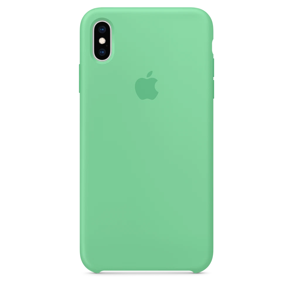 iPhone XS Max Silicone Case — Spearmint