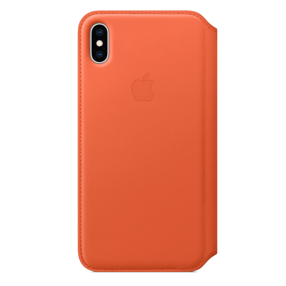 iPhone XS Max Leather Folio — Sunset