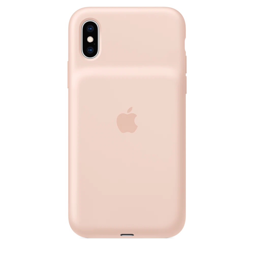 iPhone XS Smart Battery Case — Pink Sand