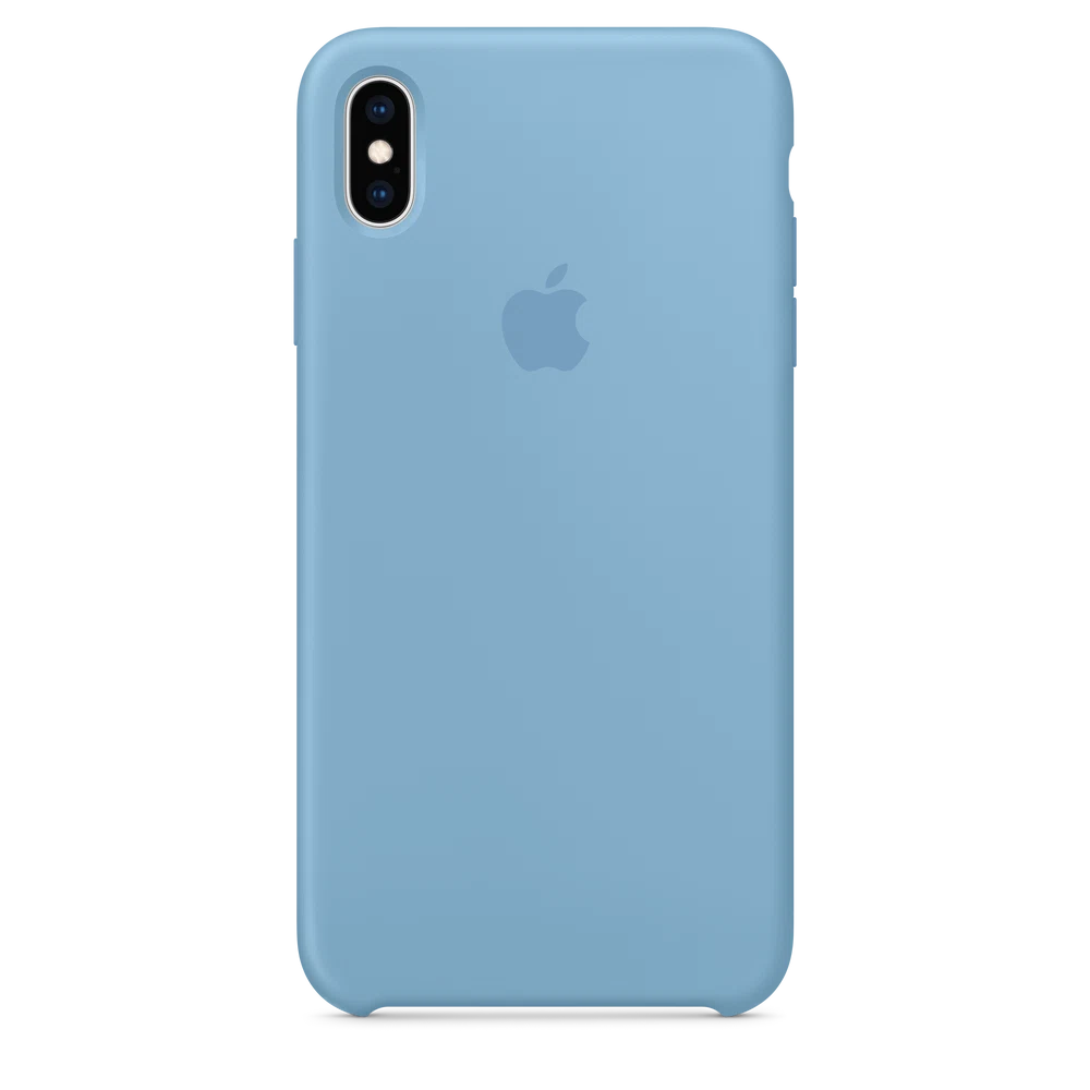 iPhone XS Max Silicone Case — Cornflower