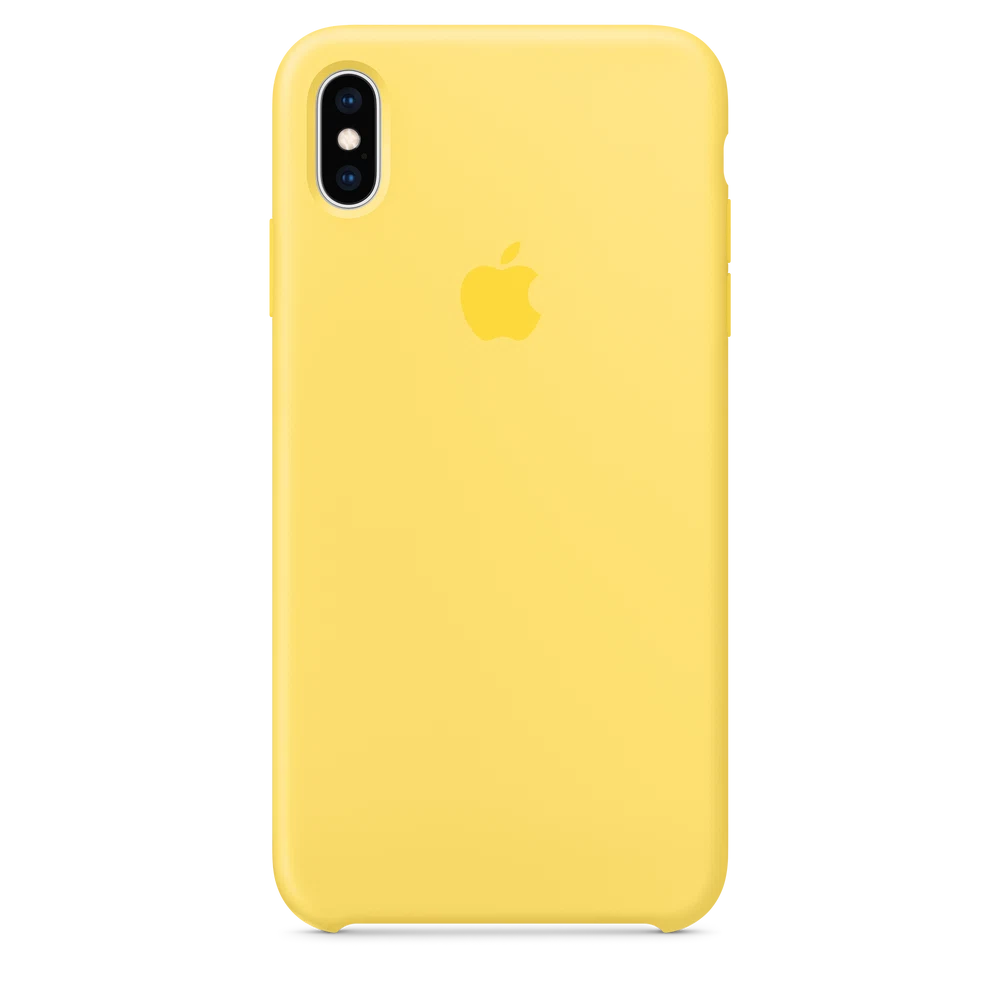 iPhone XS Max Silicone Case — Canary Yellow
