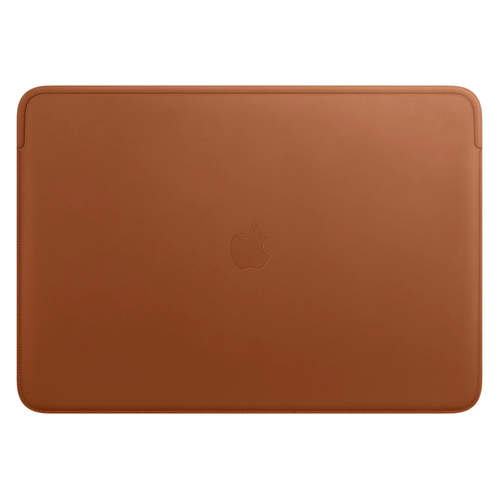 Leather Sleeve for 16″ MacBook Pro — Saddle Brown