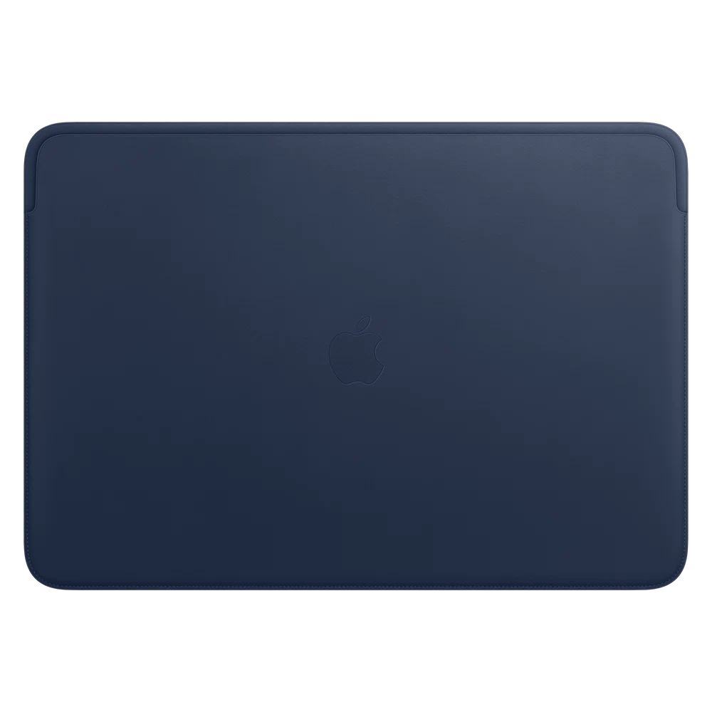 Leather Sleeve for 16″ MacBook Pro — Midnight Blue
