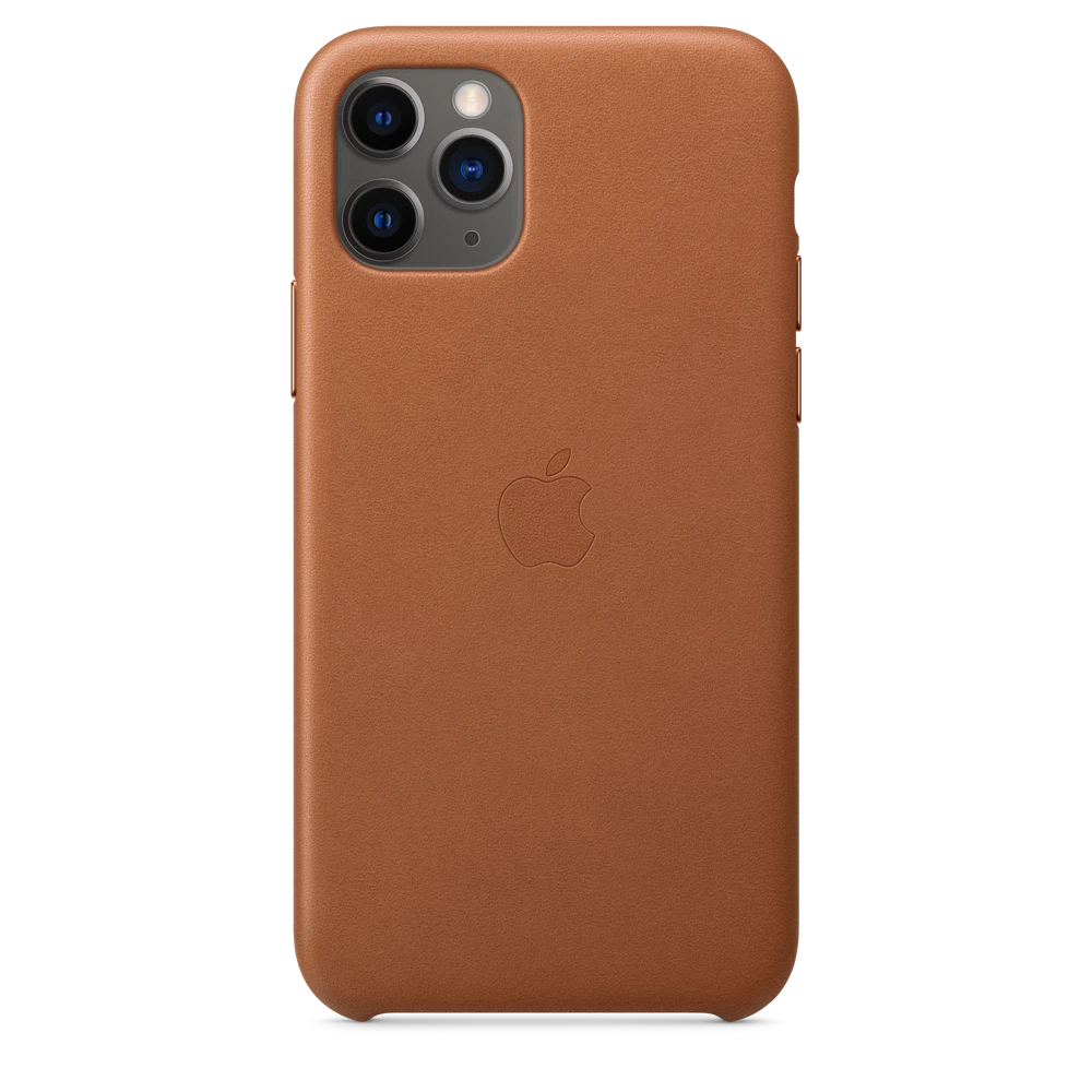 iPhone 11 Pro Leather Case — Saddle Brown