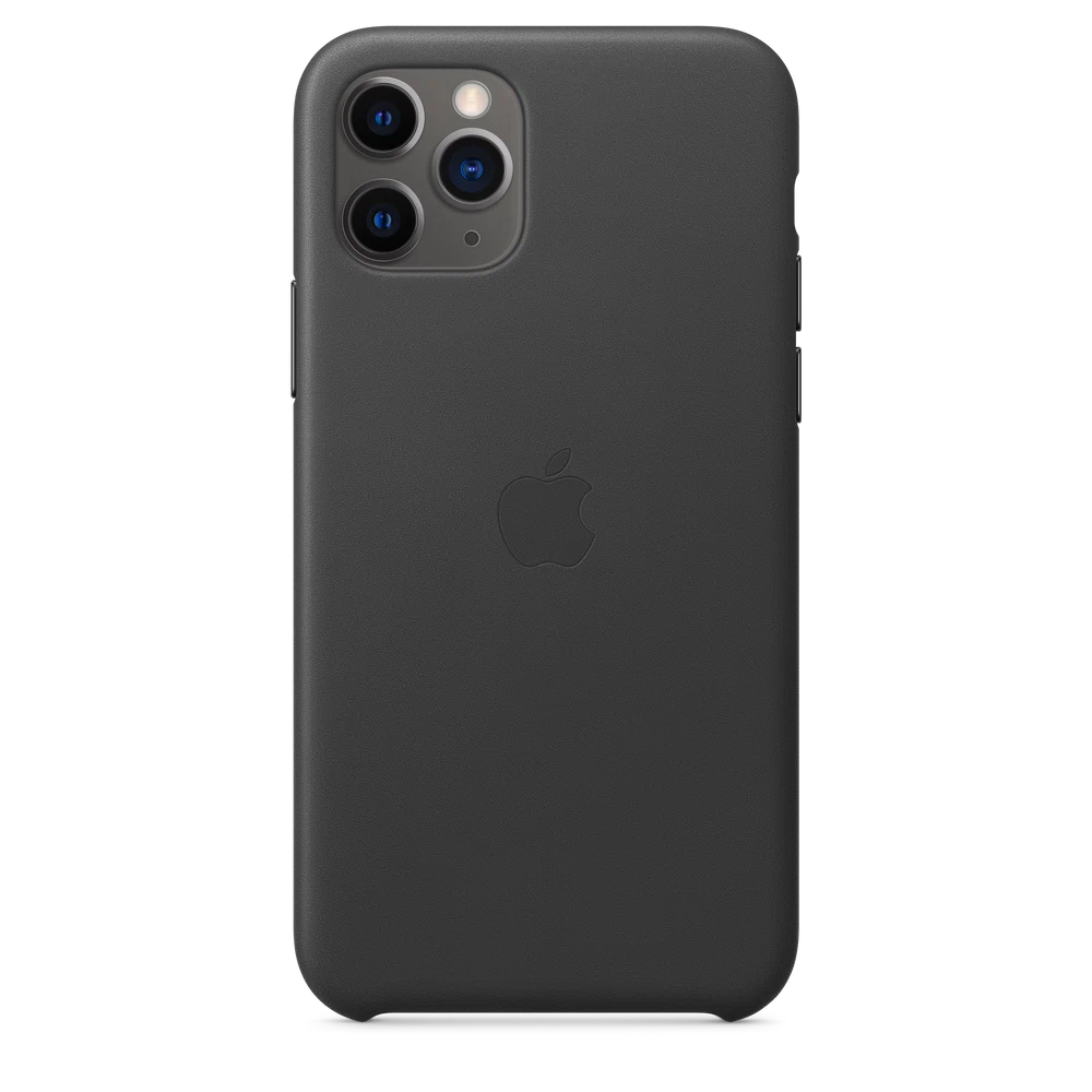 iPhone 11 Pro Leather Case — Black
