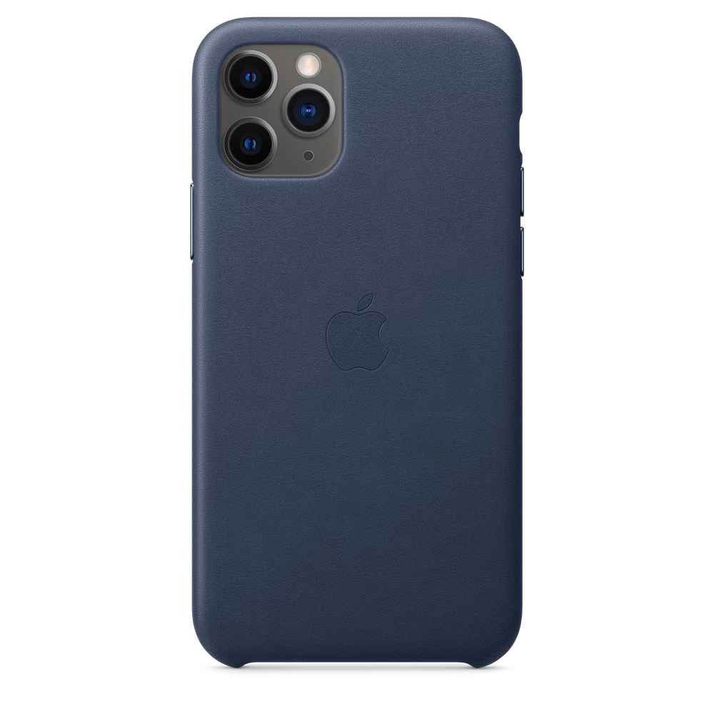 iPhone 11 Pro Leather Case — Midnight Blue