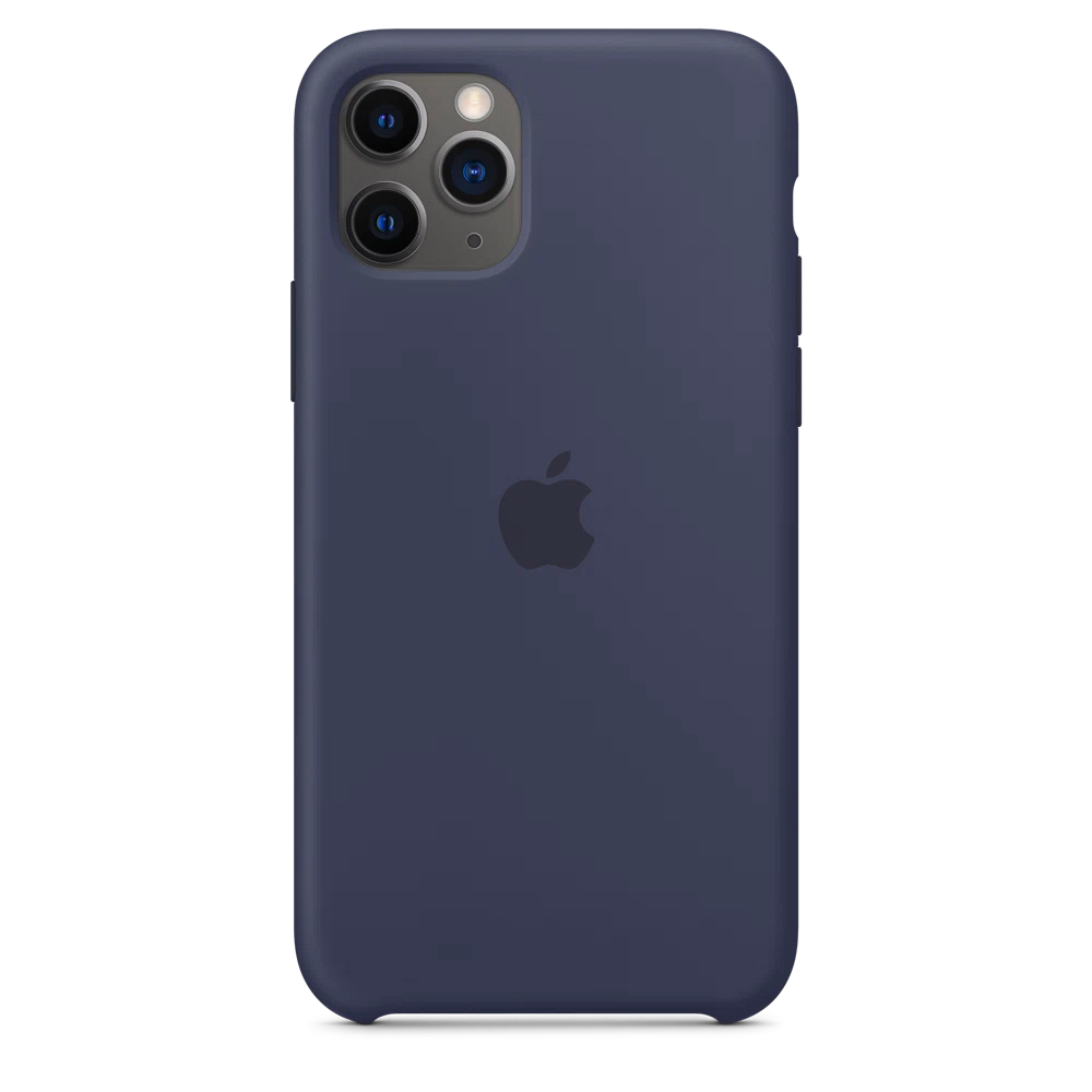 iPhone 11 Pro Silicone Case — Midnight Blue