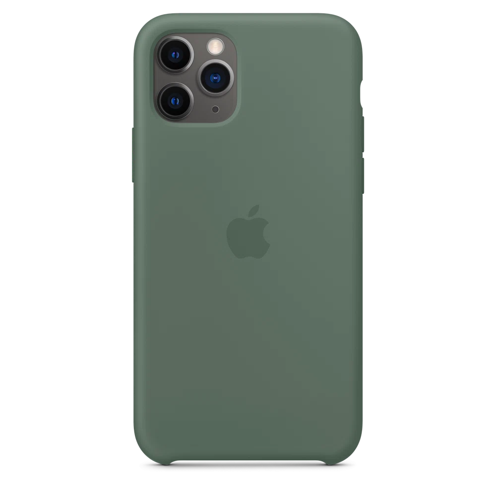 iPhone 11 Pro Silicone Case — Pine Green