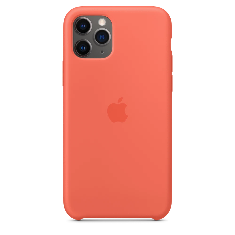 iPhone 11 Pro Silicone Case — Clementine (Orange)