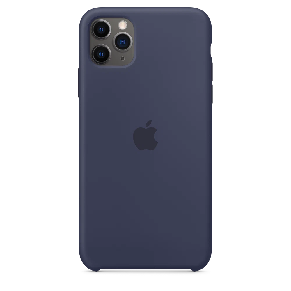 iPhone 11 Pro Max Silicone Case — Midnight Blue