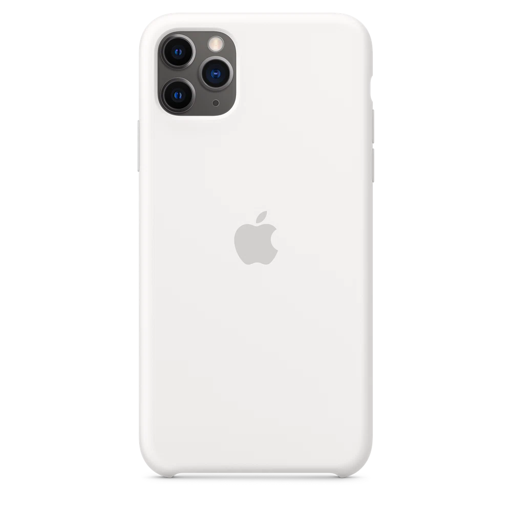 iPhone 11 Pro Max Silicone Case — White