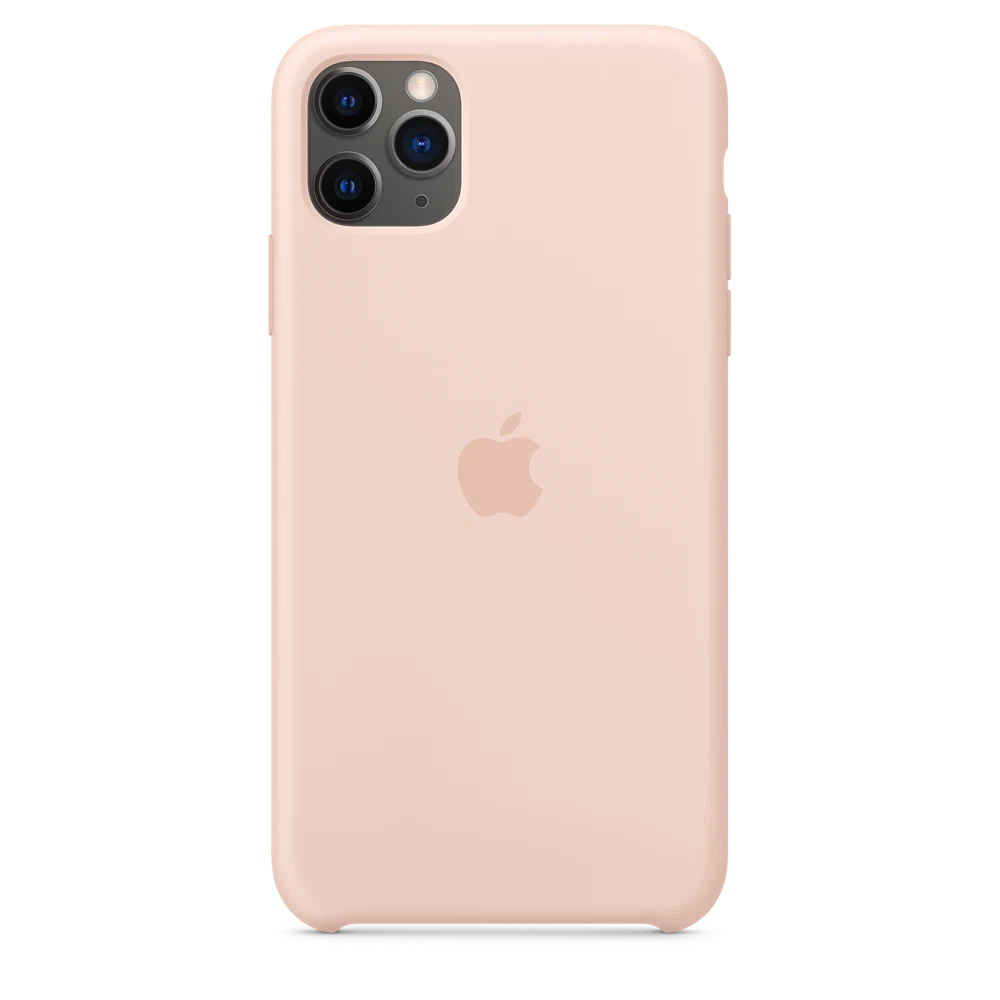iPhone 11 Pro Max Silicone Case — Pink Sand