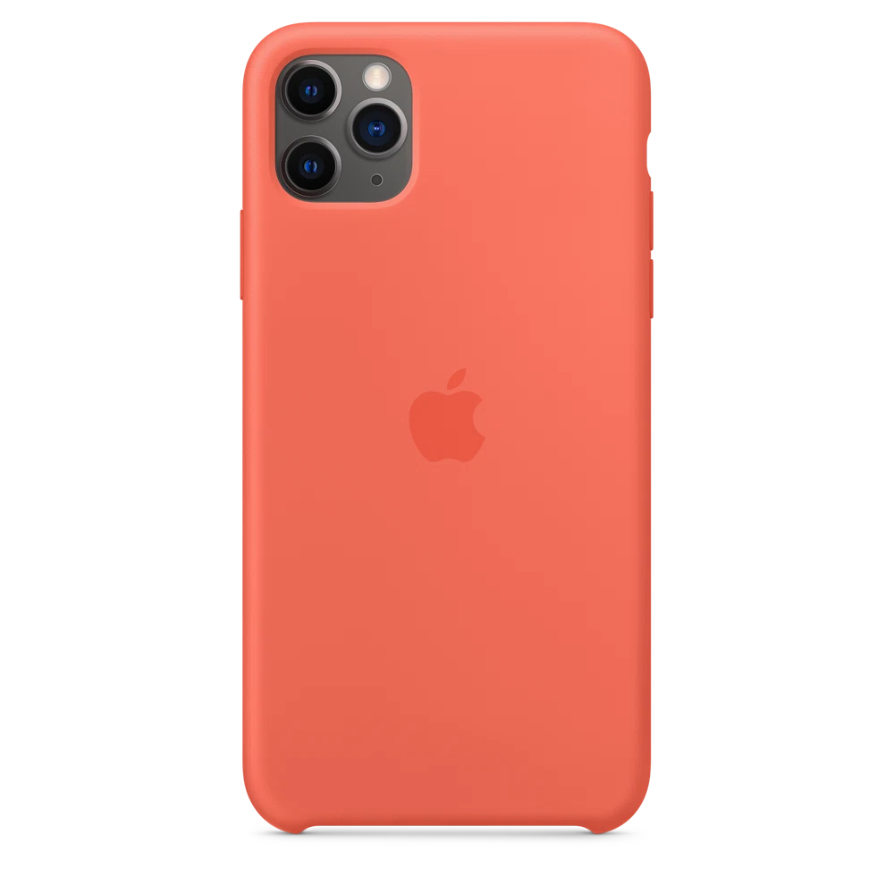 iPhone 11 Pro Max Silicone Case — Clementine (Orange)