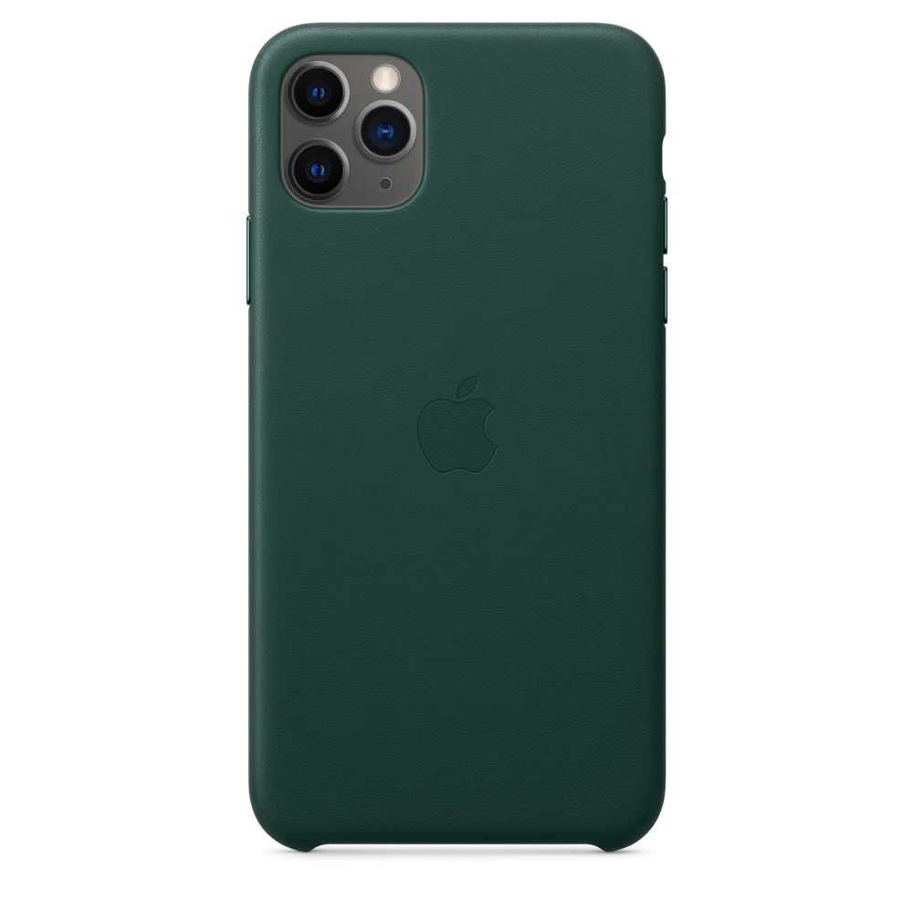 iPhone 11 Pro Max Leather Case — Forest Green