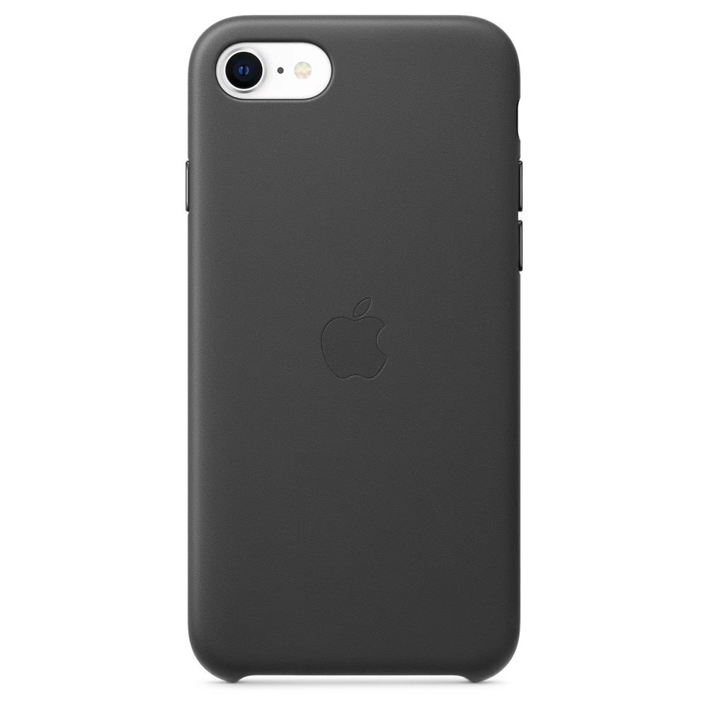 iPhone SE Leather Case — Black