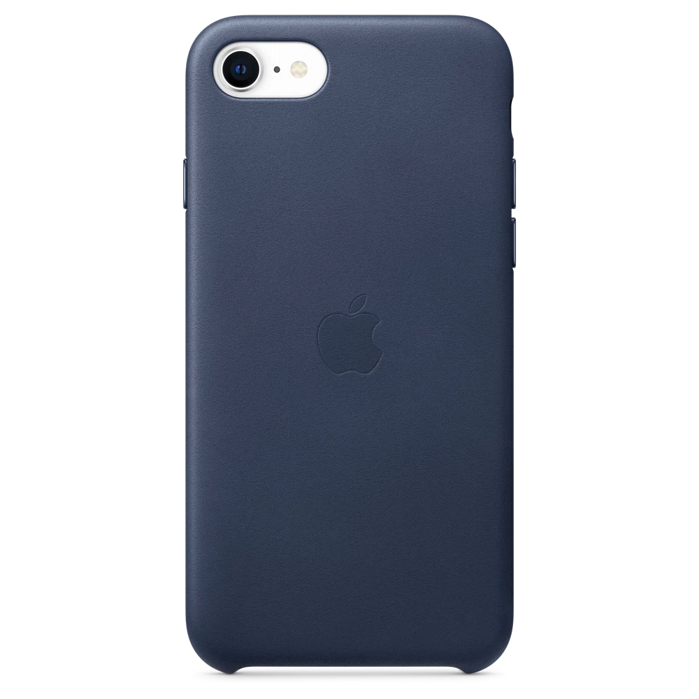 iPhone SE Leather Case — Midnight Blue