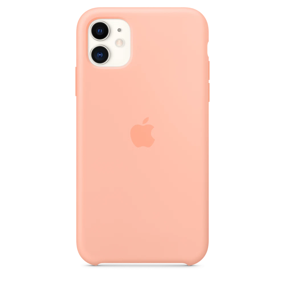 iPhone 11 Silicone Case — Grapefruit