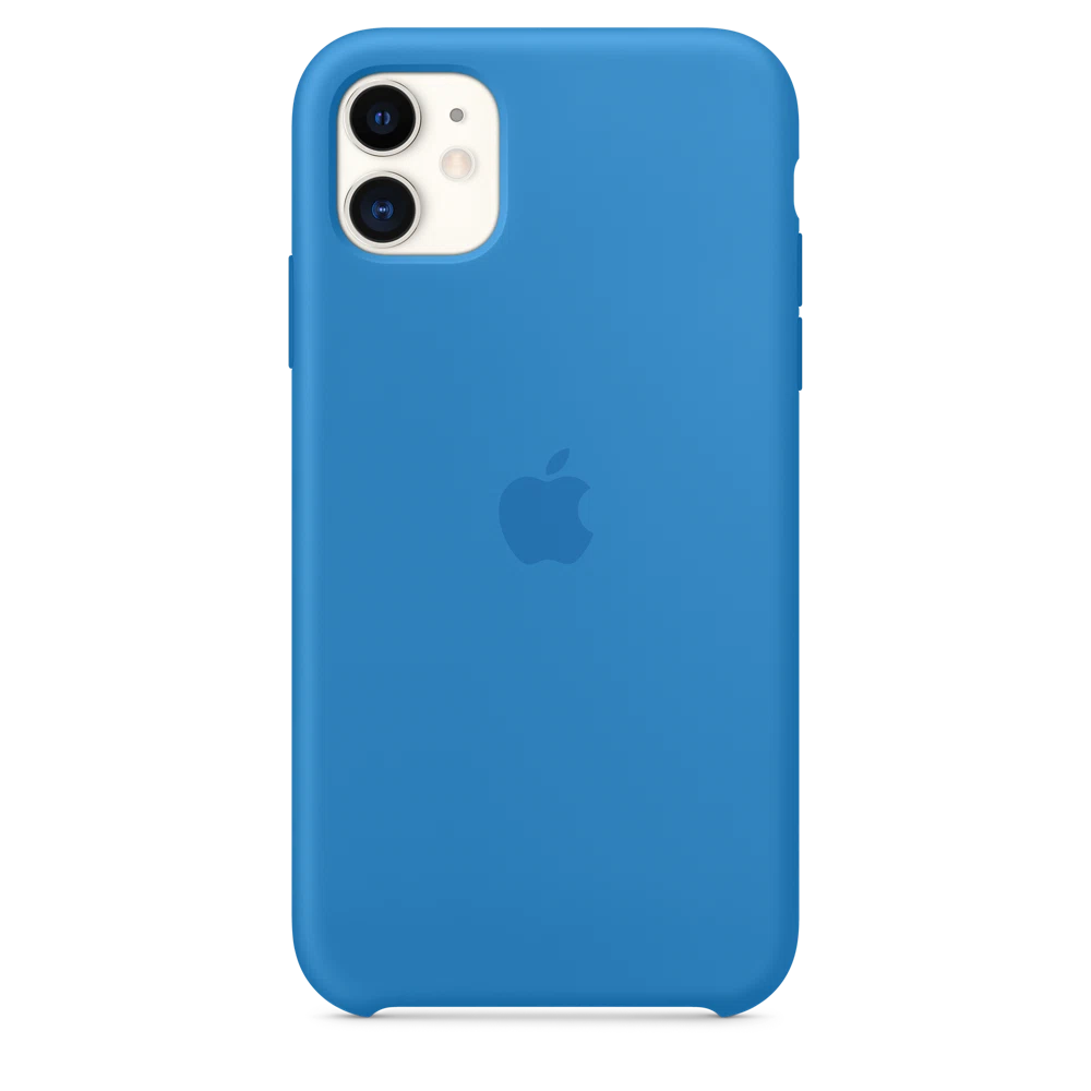 iPhone 11 Silicone Case — Surf Blue