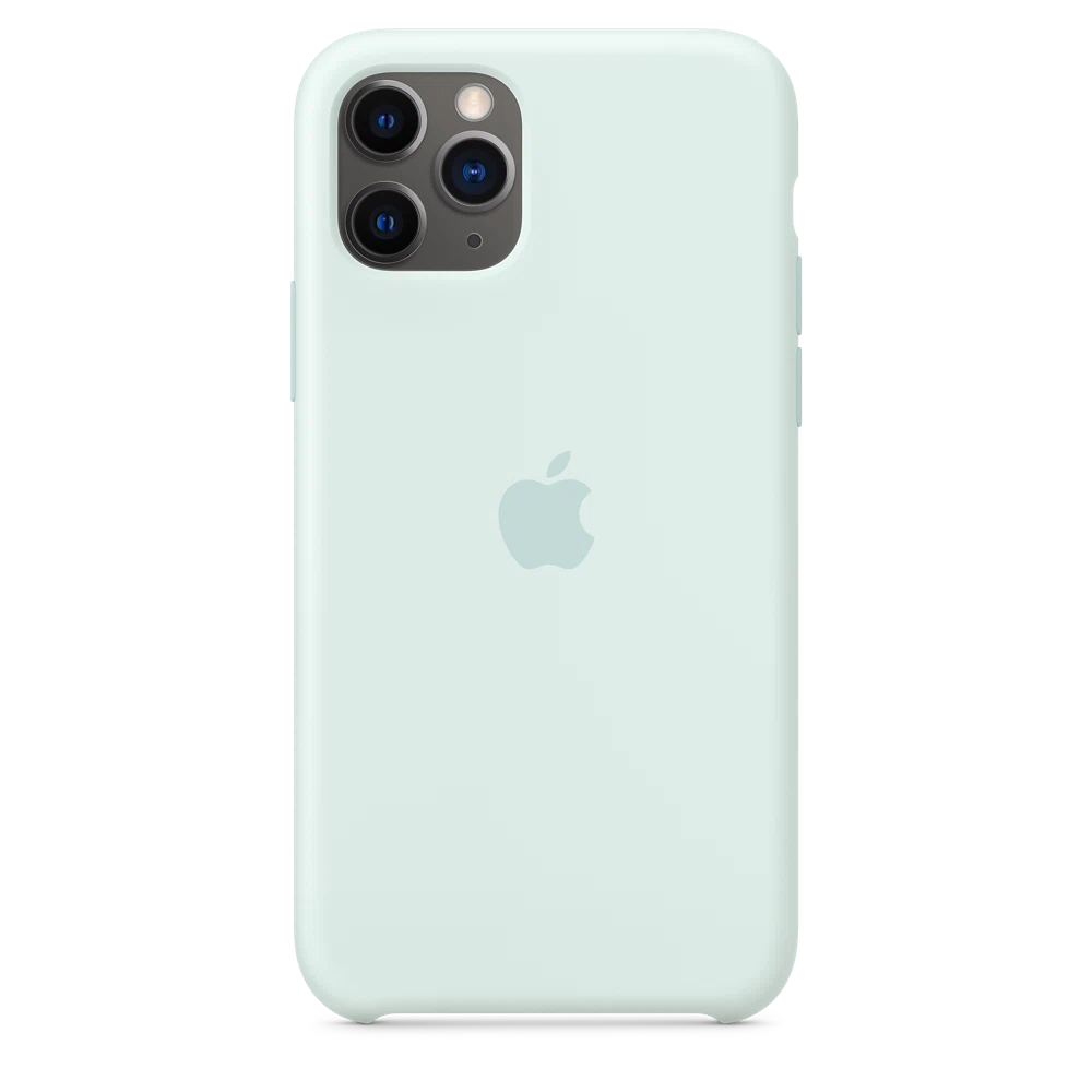 iPhone 11 Pro Silicone Case — Seafoam