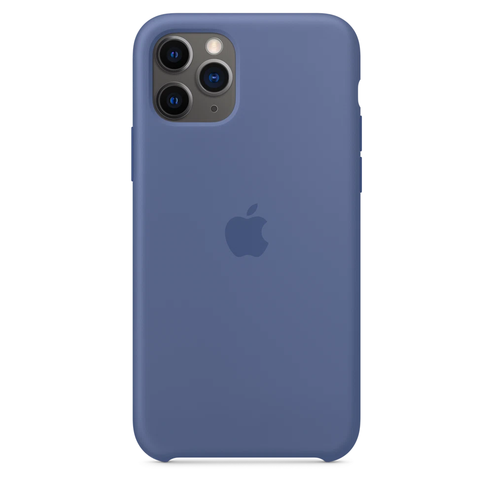 iPhone 11 Pro Silicone Case — Linen Blue