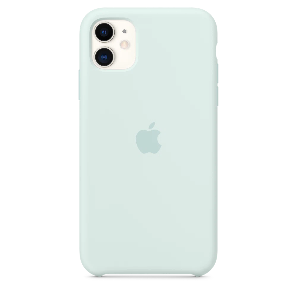 iPhone 11 Silicone Case — Seafoam
