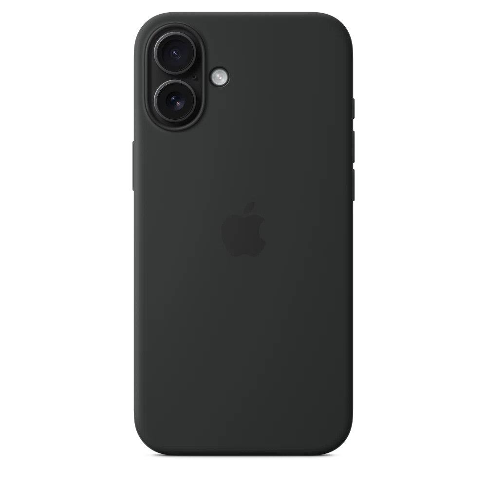 iPhone 16 Plus Silicone Case with MagSafe — Black