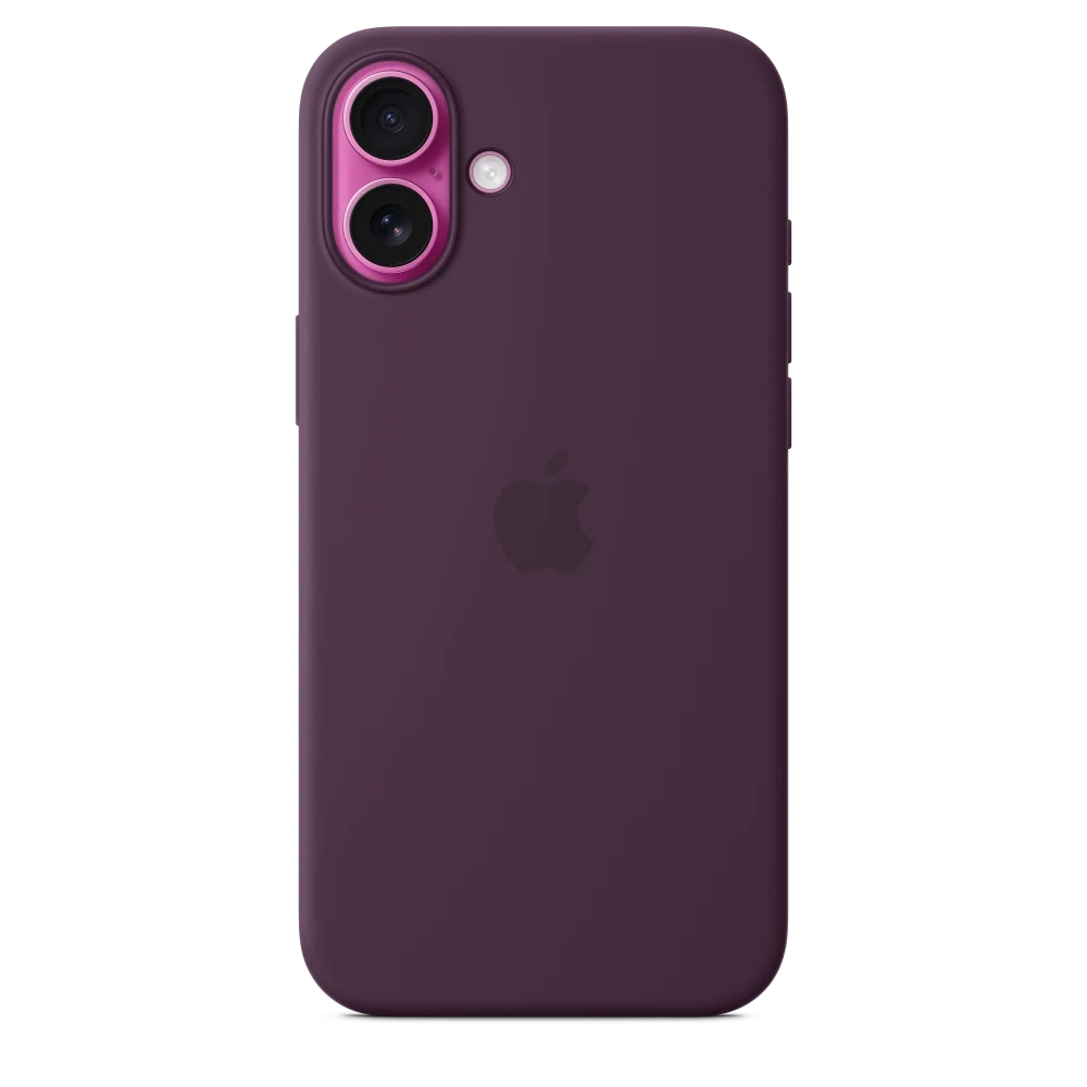 iPhone 16 Plus Silicone Case with MagSafe — Plum