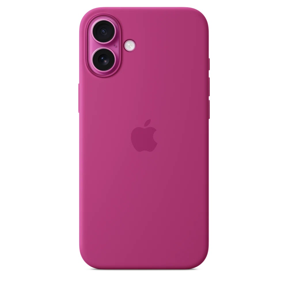 iPhone 16 Plus Silicone Case with MagSafe — Fuchsia