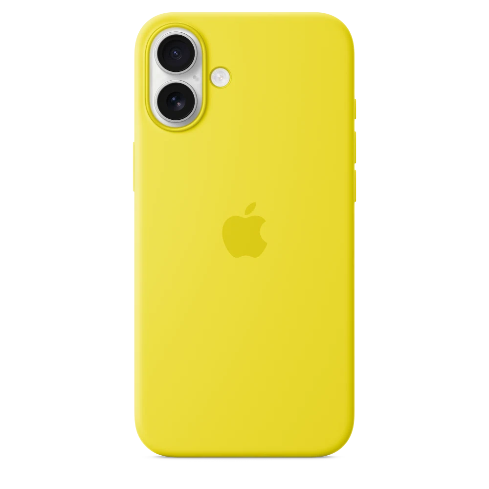 iPhone 16 Plus Silicone Case with MagSafe — Star Fruit