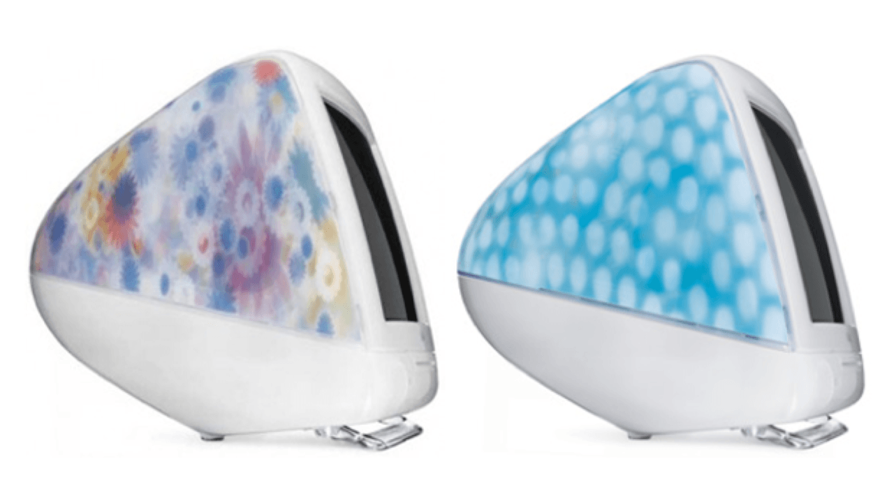 iMac G3 (Flower Power / Blue Dalmatian)