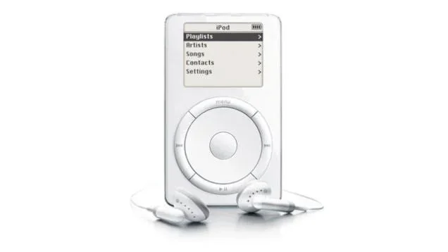 iPod with scroll wheel