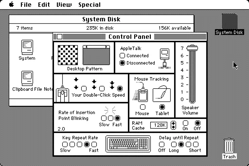 Macintosh System Software 0.7